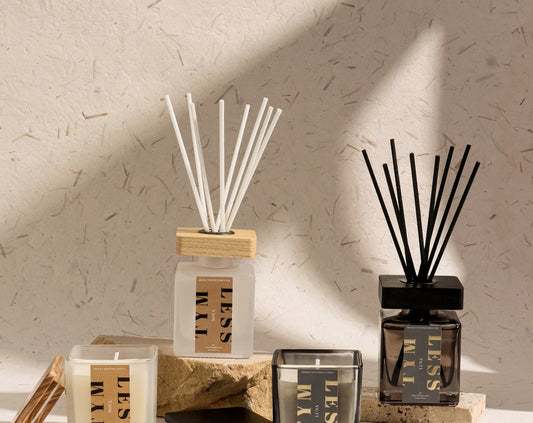 Musk Reed Diffuser and Scented Candle Aroma Set Gift Set - TYMLESS